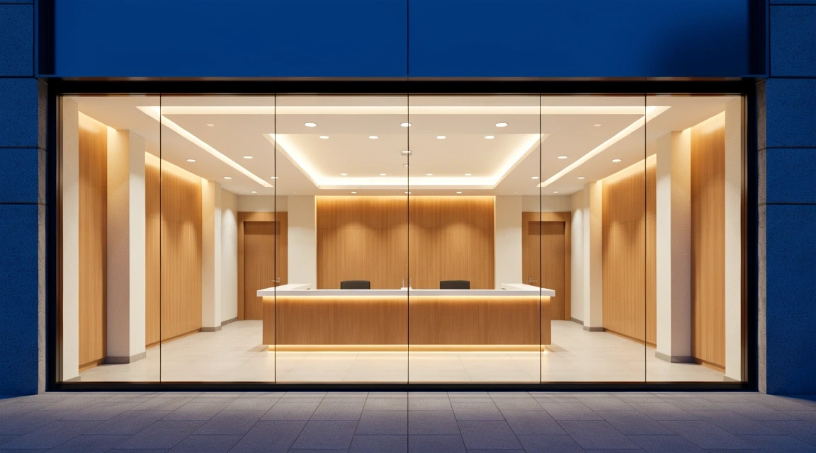 Professional banking environment representing security and data integrity