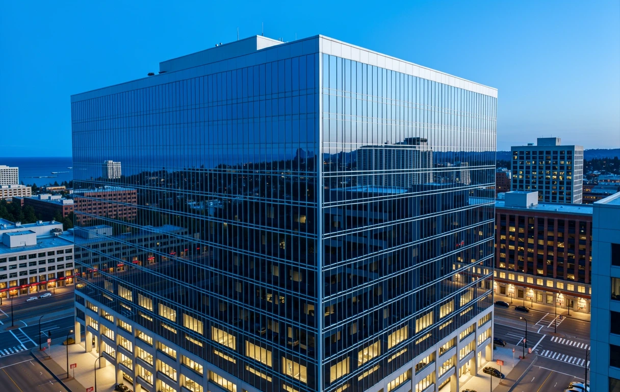 Financial building architecture